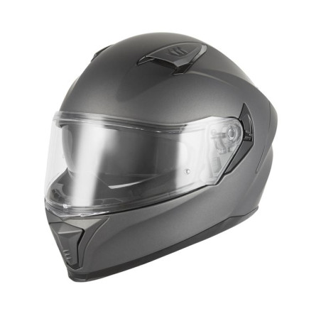 NOX KASK INTEGRALNY (FULL FACE) Z BLENDĄ N402 SOLID KOLOR TYTANOWY MAT ROZMIAR S