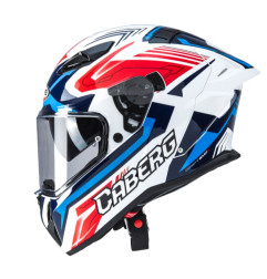 CABERG KASK INTEGRALNY Z BLENDĄ MODEL DRIFT EVO II JARAMA KOLOR BIAŁY/CZERWONY/NIEBIESKI ROZMIAR XS (PINLOCK W ZESTAWIE)