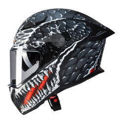 CABERG KASK INTEGRALNY Z BLENDĄ MODEL DRIFT EVO II CROK KOLOR CZARNY/BIAŁY/CZERWONY MAT ROZMIAR XS (PINLOCK W ZESTAWIE)