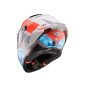 CABERG KASK INTEGRALNY Z BLENDĄ MODEL DRIFT EVO II PRISM KOLOR SZARY/CZERWONY FLUO/NIEBIESKI MAT ROZMIAR M
