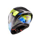 CABERG KASK INTEGRALNY Z BLENDĄ MODEL DRIFT EVO II PRISM KOLOR CZARNY/ŻÓŁTY FLUO/NIEBIESKI MAT ROZMIAR M