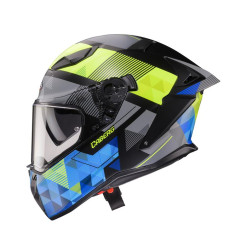 CABERG KASK INTEGRALNY Z BLENDĄ MODEL DRIFT EVO II PRISM KOLOR CZARNY/ŻÓŁTY FLUO/NIEBIESKI MAT ROZMIAR XL