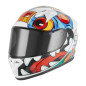 NOX KASK INTEGRALNY (FULL FACE) N731 SCRAPPY KID / JUNIOR (DZIECIĘCY) KOLOR BIAŁY/CZARNY/NIEBIESKI ROZMIAR S