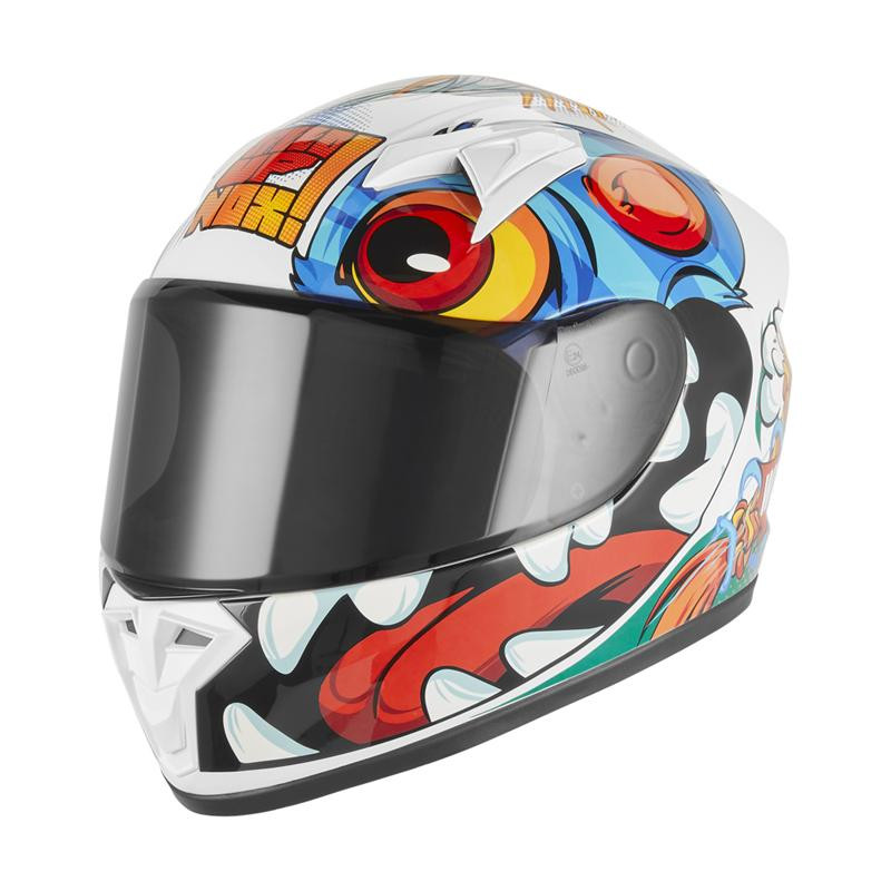 NOX KASK INTEGRALNY (FULL FACE) N731 SCRAPPY KID / JUNIOR (DZIECIĘCY) KOLOR BIAŁY/CZARNY/NIEBIESKI ROZMIAR XL NOX KASK INTEGRALNY (FULL FACE) N731 SCRAPPY KID / JUNIOR (DZIECIĘCY) KOLOR BIAŁY/CZARNY/NIEBIESKI ROZMIAR XL