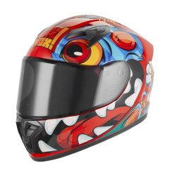 NOX KASK INTEGRALNY (FULL FACE) N731 SCRAPPY KID / JUNIOR (DZIECIĘCY) KOLOR CZERWONY/NIEBIESKI/BIAŁY ROZMIAR S
