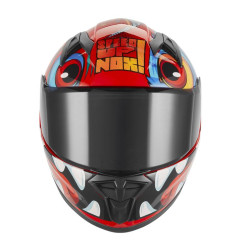 NOX KASK INTEGRALNY (FULL FACE) N731 SCRAPPY KID / JUNIOR (DZIECIĘCY) KOLOR CZERWONY/NIEBIESKI/BIAŁY ROZMIAR S