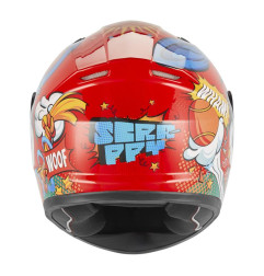 NOX KASK INTEGRALNY (FULL FACE) N731 SCRAPPY KID / JUNIOR (DZIECIĘCY) KOLOR CZERWONY/NIEBIESKI/BIAŁY ROZMIAR XL
