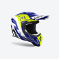 AIROH PROMOCJA KASK CROSS / ENDURO / ATV / QUAD AVIATOR ACE 2 GROUND YELLOW GLOSS KOLOR NIEBIESKI/ŻÓŁTY FLUO/BIAŁY ROZMIAR XL