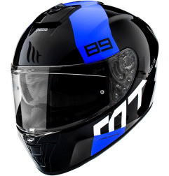 MT WYPRZEDAŻ KASK INTEGRALNY BLADE 2 SV 89 B7 GLOSS PEARL BLUE KOLOR CZARNY/NIEBIESKI ROZMIAR XS