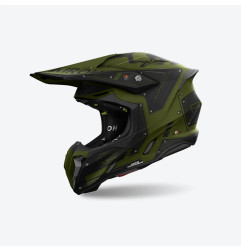 AIROH PROMOCJA KASK CROSS / ENDURO / ATV / QUAD TWIST 3 MILITARY MATT KOLOR ZIELONY/CZARNY MAT ROZMIAR S