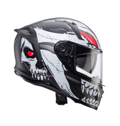 CABERG PROMOCJA KASK INTEGRALNY AVALON X PUNK KOLOR SZARY MAT/BIAŁY/CZERWONY ROZMIAR S