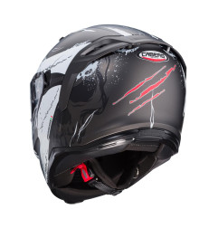 CABERG PROMOCJA KASK INTEGRALNY AVALON X PUNK KOLOR SZARY MAT/BIAŁY/CZERWONY ROZMIAR XXL