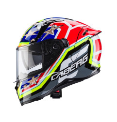 CABERG PROMOCJA KASK INTEGRALNY AVALON X TRUCK KOLOR CZARNY/ŻÓŁTY FLUO/CZERWONY FLUO/NIEBIESKI ROZMIAR L