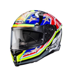 CABERG PROMOCJA KASK INTEGRALNY AVALON X TRUCK KOLOR CZARNY/ŻÓŁTY FLUO/CZERWONY FLUO/NIEBIESKI ROZMIAR XL