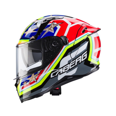 CABERG PROMOCJA KASK INTEGRALNY AVALON X TRUCK KOLOR CZARNY/ŻÓŁTY FLUO/CZERWONY FLUO/NIEBIESKI ROZMIAR XL