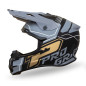 PROGRIP KASK CROSS PG3080 ADVENTURE KOLOR CZARNY SZARY ZŁOTY MAT ROZM. M (3080-402) ( HOMOLOGACJA ECE 22R06, ZAPIĘCIE DD )