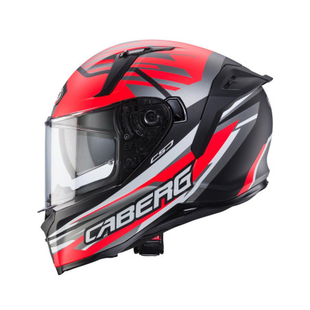 CABERG WYPRZEDAZ KASK INTEGRALNY AVALON X KIRA KOLOR CZARNY MAT/SZARY/CZERWONY FLUO ROZMIAR L