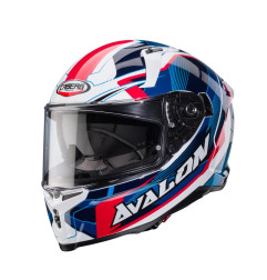 CABERG PROMOCJA KASK INTEGRALNY AVALON X OPTIC KOLOR BIAŁY/NIEBIESKI/CZERWONY ROZMIAR XL
