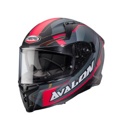CABERG PROMOCJA KASK INTEGRALNY AVALON X OPTIC KOLOR CZARNY MAT/SZARY/CZERWONY ROZMIAR L