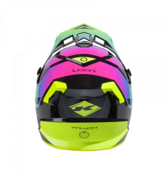 KENNY RACING KASK CROSS/ENDURO MODEL TRACK GRAPHIC NEON KOLOR CZARNY/ZIELONY/RÓŻOWY ROZMIAR XXL ( 63 - 64 CM )