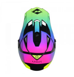 KENNY RACING KASK CROSS/ENDURO MODEL TRACK GRAPHIC NEON KOLOR CZARNY/ZIELONY/RÓŻOWY ROZMIAR XXL ( 63 - 64 CM )