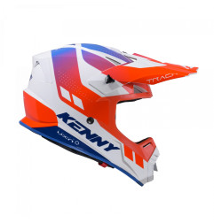 KENNY RACING KASK CROSS/ENDURO MODEL TRACK GRAPHIC PATRIOT KOLOR BIAŁY/NIEBIESKI/CZERWONY ROZMIAR XXL ( 63 - 64 CM )
