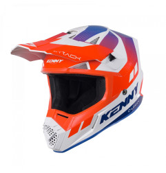 KENNY RACING KASK CROSS/ENDURO MODEL TRACK GRAPHIC PATRIOT KOLOR BIAŁY/NIEBIESKI/CZERWONY ROZMIAR XXL ( 63 - 64 CM )