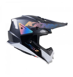 KENNY RACING KASK CROSS/ENDURO MODEL TRACK GRAPHIC ZOOM BLACK KOLOR CZARNY/SZARY/BIAŁY/KAMELEON ROZMIAR XXL ( 63 - 64 CM )