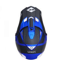 KENNY RACING KASK CROSS/ENDURO MODEL TRACK GRAPHIC CANDY BLUE MATT KOLOR CZARNY/NIEBIESKI/BIAŁY ROZMIAR XXL ( 63 - 64 CM )