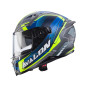 CABERG PROMOCJA KASK INTEGRALNY AVALON X OPTIC KOLOR SZARY MAT/NIEBIESKI/ŻÓŁTY FLUO ROZMIAR M