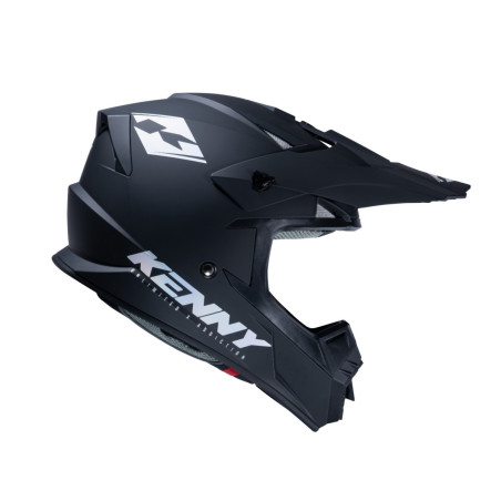 KENNY RACING KASK CROSS/ENDURO MODEL TRACK SOLID MATT BLACK HOLOGRAPHIC KOLOR CZARNY/SZARY ROZMIAR XXL ( 63 - 64 CM )