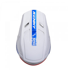 KENNY RACING KASK CROSS/ENDURO MODEL PERFORMANCE ERT GRAPHIC FLAG KOLOR BIAŁY/CZERWONY/NIEBIESKI ROZMIAR XXL ( 63 - 64 CM )