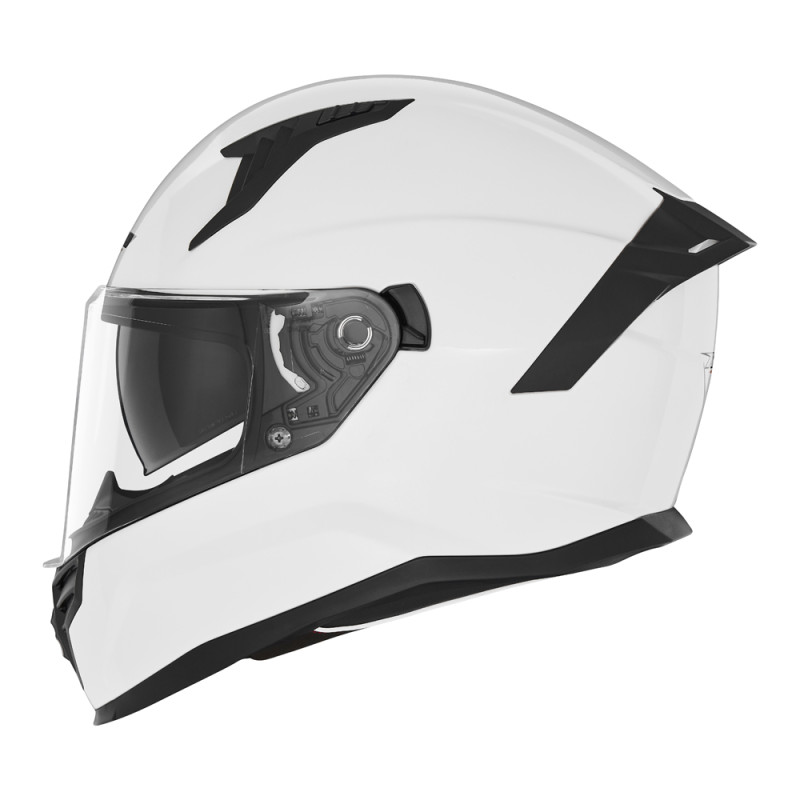 NOX PROMOCJA KASK INTEGRALNY (FULL FACE) Z BLENDĄ N401 KOLOR BIAŁY POŁYSK ROZMIAR L