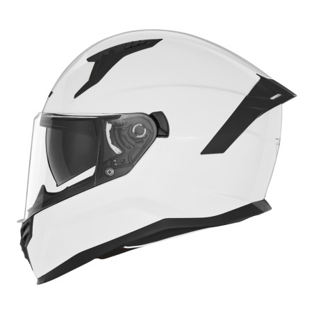 NOX PROMOCJA KASK INTEGRALNY (FULL FACE) Z BLENDĄ N401 KOLOR BIAŁY POŁYSK ROZMIAR XXL