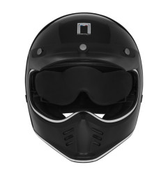 NOX PREMIUM KASK INTEGRALNY (FULL FACE) SEVENTY II SOLID KOLOR CZARNY POŁYSK ROZMIAR M