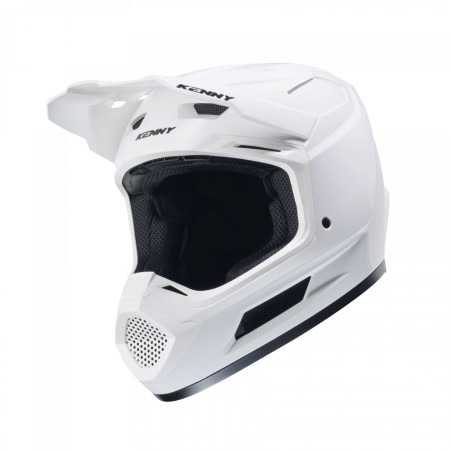 KENNY RACING KASK CROSS/ENDURO MODEL PERFORMANCE ERT SOLID WHITE KOLOR BIAŁY/CZARNY ROZMIAR M ( 57 - 58 CM )
