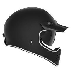 NOX PREMIUM KASK INTEGRALNY (FULL FACE) SEVENTY II SOLID KOLOR CZARNY MAT ROZMIAR L