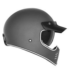 NOX PREMIUM KASK INTEGRALNY (FULL FACE) SEVENTY II SOLID KOLOR TYTANOWY MAT ROZMIAR M