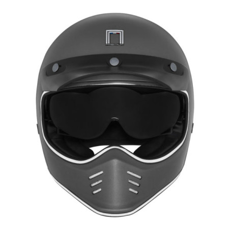 NOX PREMIUM KASK INTEGRALNY (FULL FACE) SEVENTY II SOLID KOLOR TYTANOWY MAT ROZMIAR M