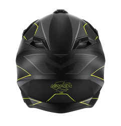 KAPPA KASK KV49 EVO CHASER CROSS KOLOR CZARNY SZARY ŻÓŁTY FLUO MATT ROZMIAR 61 / XL ( HOMOLOGACJA ECE 22R06 )