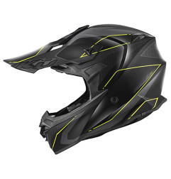 KAPPA KASK KV49 EVO CHASER CROSS KOLOR CZARNY SZARY ŻÓŁTY FLUO MATT ROZMIAR 63 / XXL ( HOMOLOGACJA ECE 22R06 )