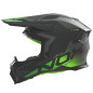 NOX PROMOCJA KASK OFF ROAD / CROSS N634 GRADIENT KOLOR CZARNY MAT/ZIELONY NEON ROZMIAR XXL
