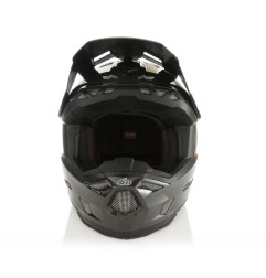 6D HELMETS KASK CROSS/ENDURO MODEL ATR-3 SOLID GLOSS BLACK FIM (FRHPhe-02) KOLOR CZARNY/SZARY ROZMIAR M ( 57 - 58 CM )