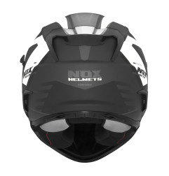 NOX PROMOCJA KASK INTEGRALNY (FULL FACE) Z BLENDĄ N304S CARVER KOLOR CZARNY/BIAŁY MAT ROZMIAR XXL