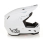 6D HELMETS KASK CROSS/ENDURO MODEL ATR-3 SOLID GLOSS WHITE FIM (FRHPhe-02) KOLOR BIAŁY ROZMIAR S