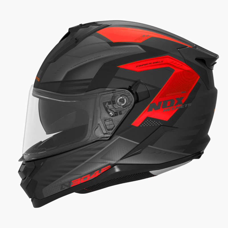 NOX PROMOCJA KASK INTEGRALNY (FULL FACE) Z BLENDĄ N304S CARVER KOLOR CZARNY/CZERWONY MAT ROZMIAR S NOX PROMOCJA KASK INTEGRALNY (FULL FACE) Z BLENDĄ N304S CARVER KOLOR CZARNY/CZERWONY MAT ROZMIAR S