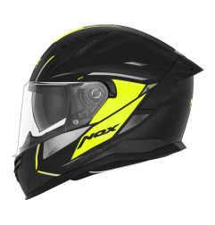 NOX WYPRZEDAZ KASK INTEGRALNY (FULL FACE) Z BLENDĄ N401 XENO KOLOR CZARNY/ŻÓŁTY FLUO MAT ROZMIAR XL