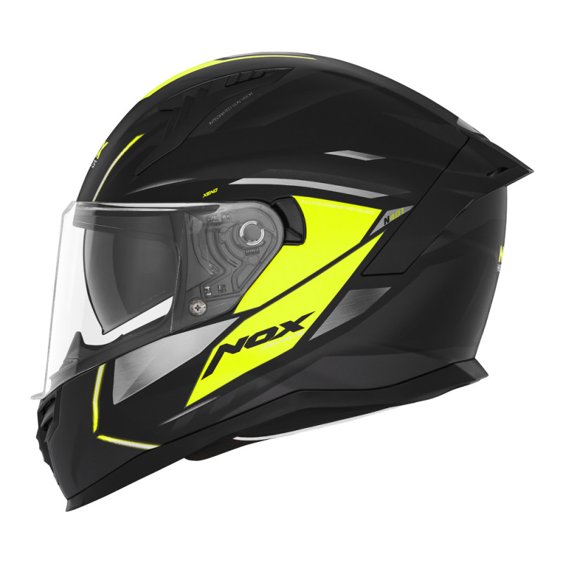 NOX WYPRZEDAZ KASK INTEGRALNY (FULL FACE) Z BLENDĄ N401 XENO KOLOR CZARNY/ŻÓŁTY FLUO MAT ROZMIAR XL NOX WYPRZEDAZ KASK INTEGRALNY (FULL FACE) Z BLENDĄ N401 XENO KOLOR CZARNY/ŻÓŁTY FLUO MAT ROZMIAR XL