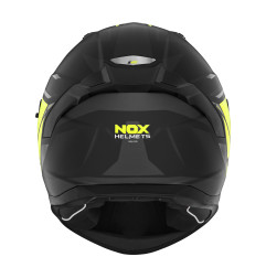 NOX WYPRZEDAZ KASK INTEGRALNY (FULL FACE) Z BLENDĄ N401 XENO KOLOR CZARNY/ŻÓŁTY FLUO MAT ROZMIAR XL