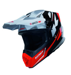 KENNY RACING KASK CROSS/ENDURO TRACK GRAPHIC SPEED BLACK RED KOLOR BIAŁY/CZARNY/CZEROWNY ROZMIAR XS